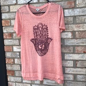 Lucky Lotus burnout tee